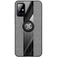NiaCoCo Compatible con Samsung Galaxy A71(5G) Funda+1xProtector de Pantalla-360 Grados Soporte de Anillo de Rotación…